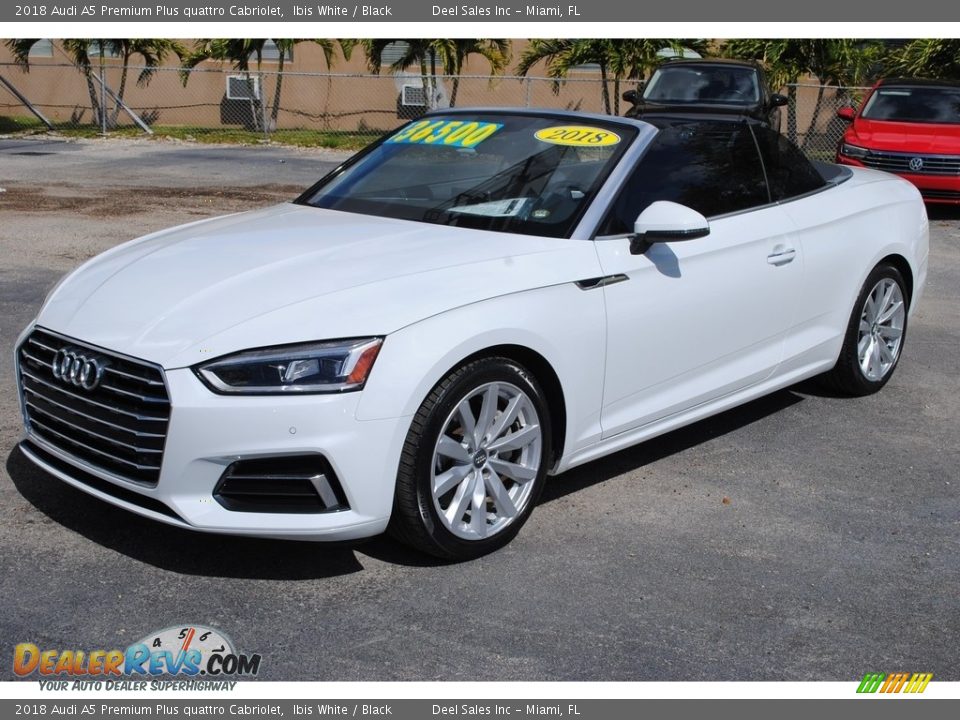 Front 3/4 View of 2018 Audi A5 Premium Plus quattro Cabriolet Photo #4