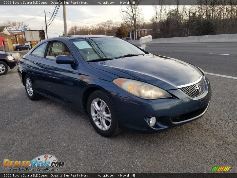 2006 Toyota Solara SLE Coupe Oceanus Blue Pearl / Ivory Photo #2