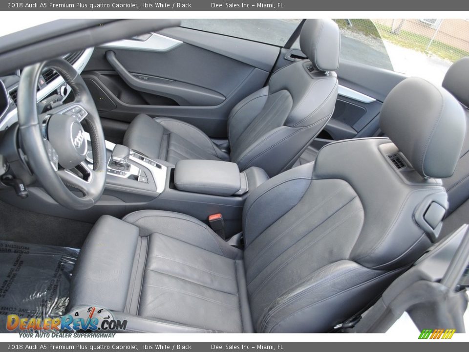 Front Seat of 2018 Audi A5 Premium Plus quattro Cabriolet Photo #11