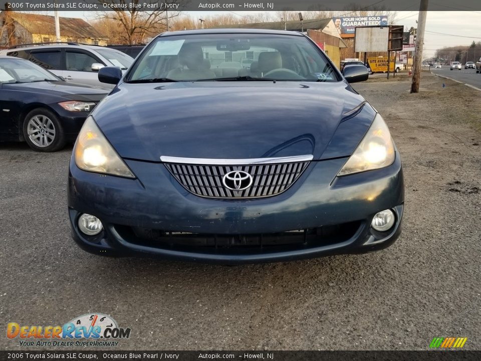 2006 Toyota Solara SLE Coupe Oceanus Blue Pearl / Ivory Photo #8