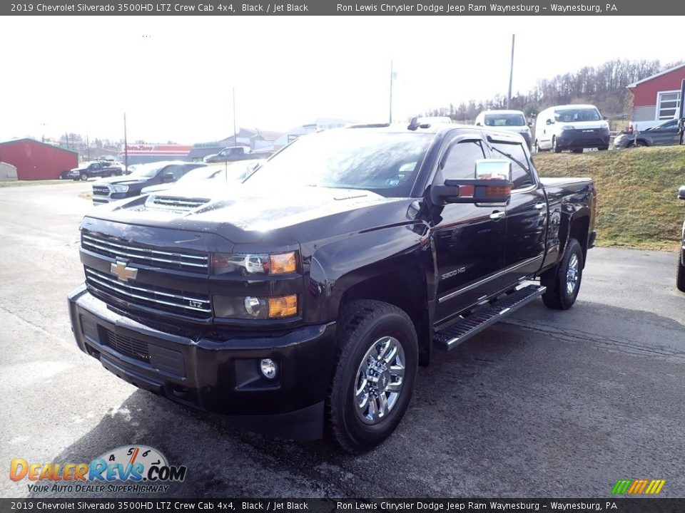 2019 Chevrolet Silverado 3500HD LTZ Crew Cab 4x4 Black / Jet Black Photo #1