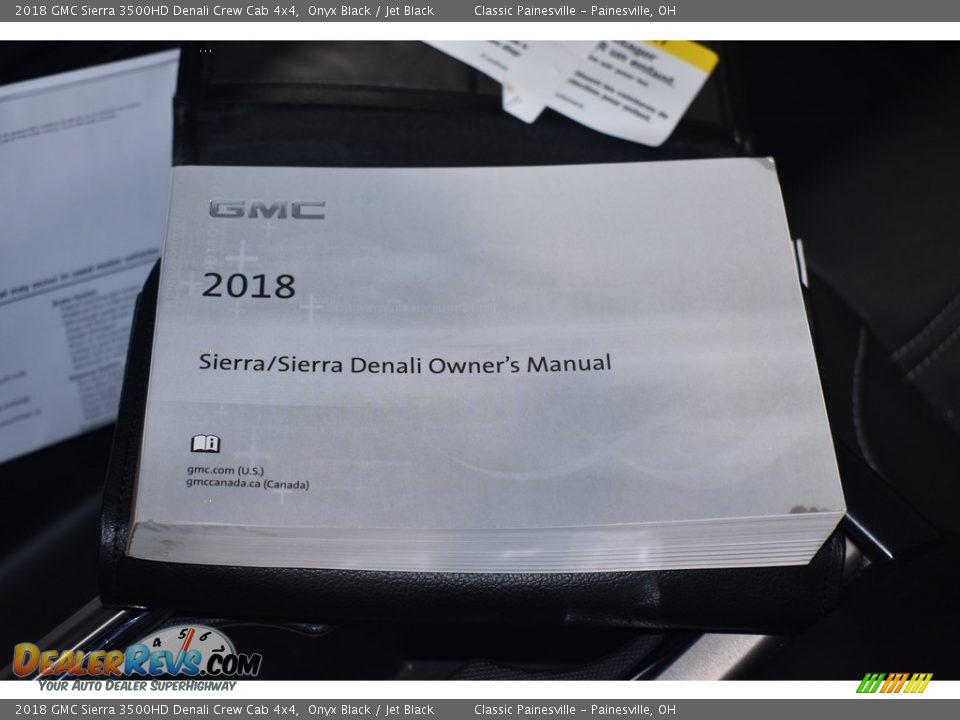 2018 GMC Sierra 3500HD Denali Crew Cab 4x4 Onyx Black / Jet Black Photo #18