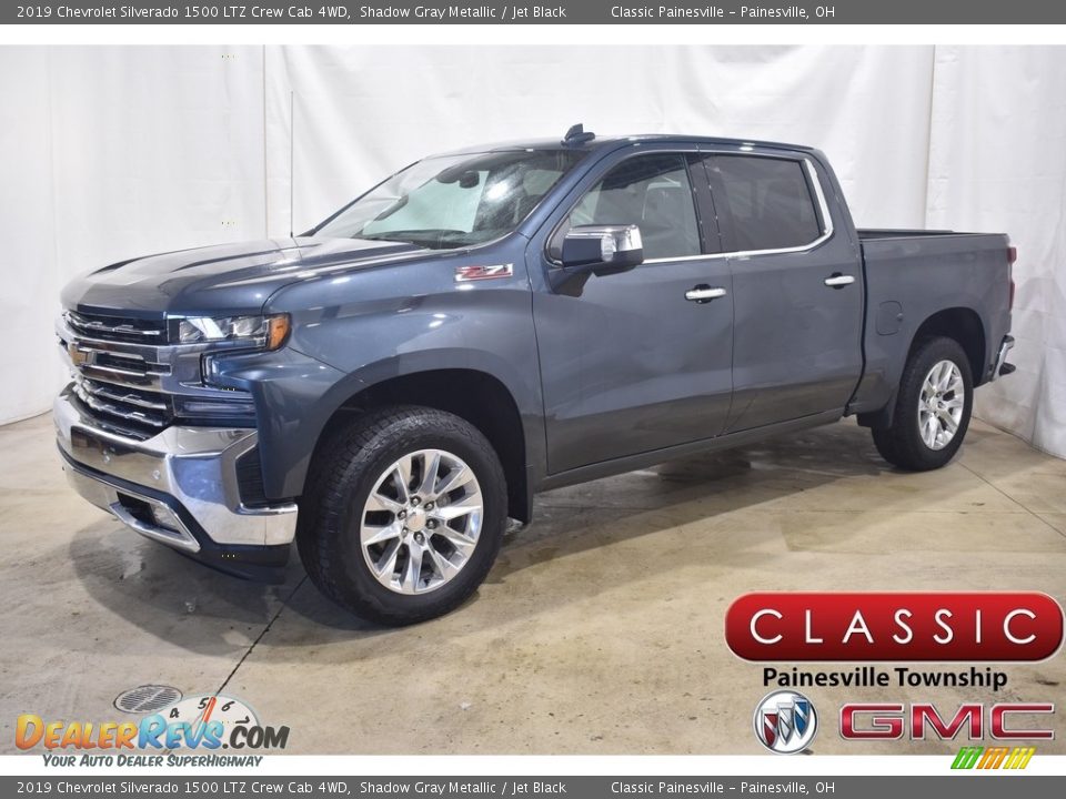 2019 Chevrolet Silverado 1500 LTZ Crew Cab 4WD Shadow Gray Metallic / Jet Black Photo #1