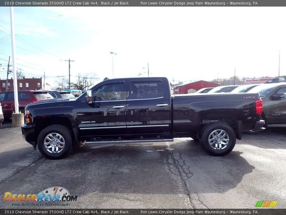 2019 Chevrolet Silverado 3500HD LTZ Crew Cab 4x4 Black / Jet Black Photo #3