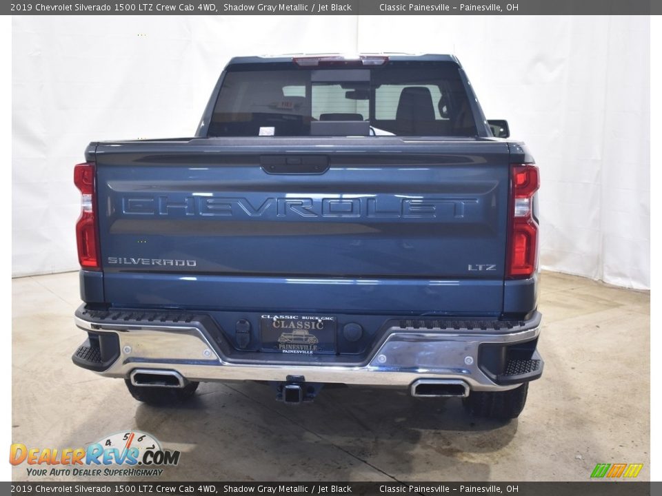 2019 Chevrolet Silverado 1500 LTZ Crew Cab 4WD Shadow Gray Metallic / Jet Black Photo #3