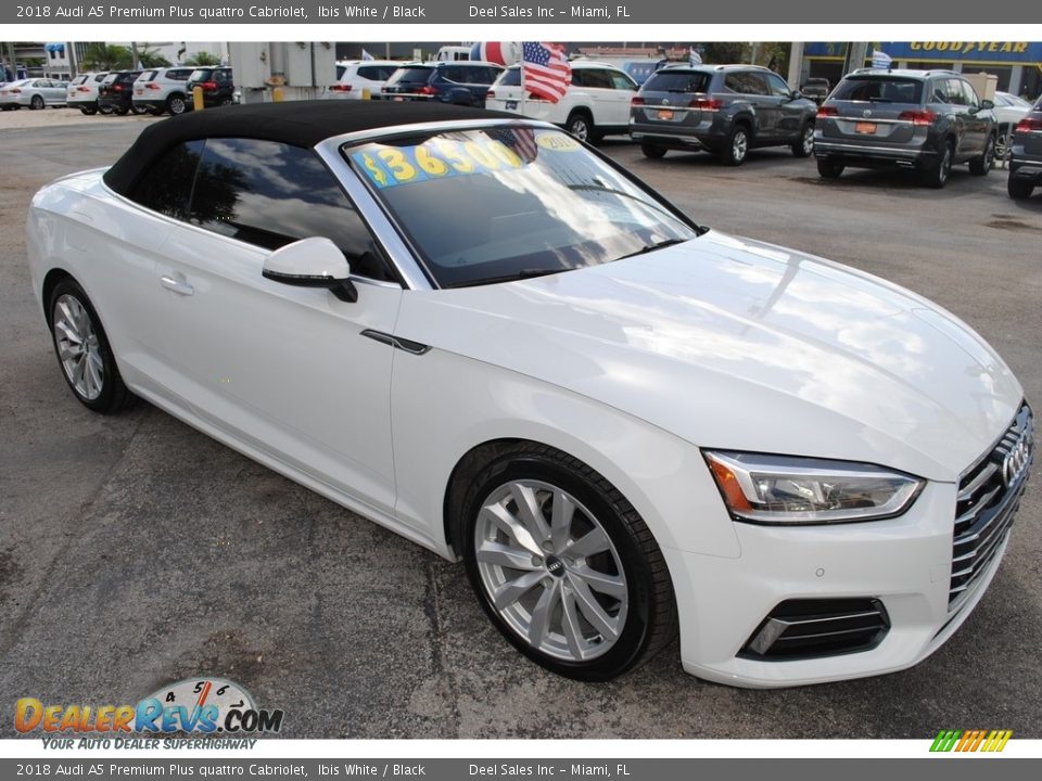 Ibis White 2018 Audi A5 Premium Plus quattro Cabriolet Photo #19