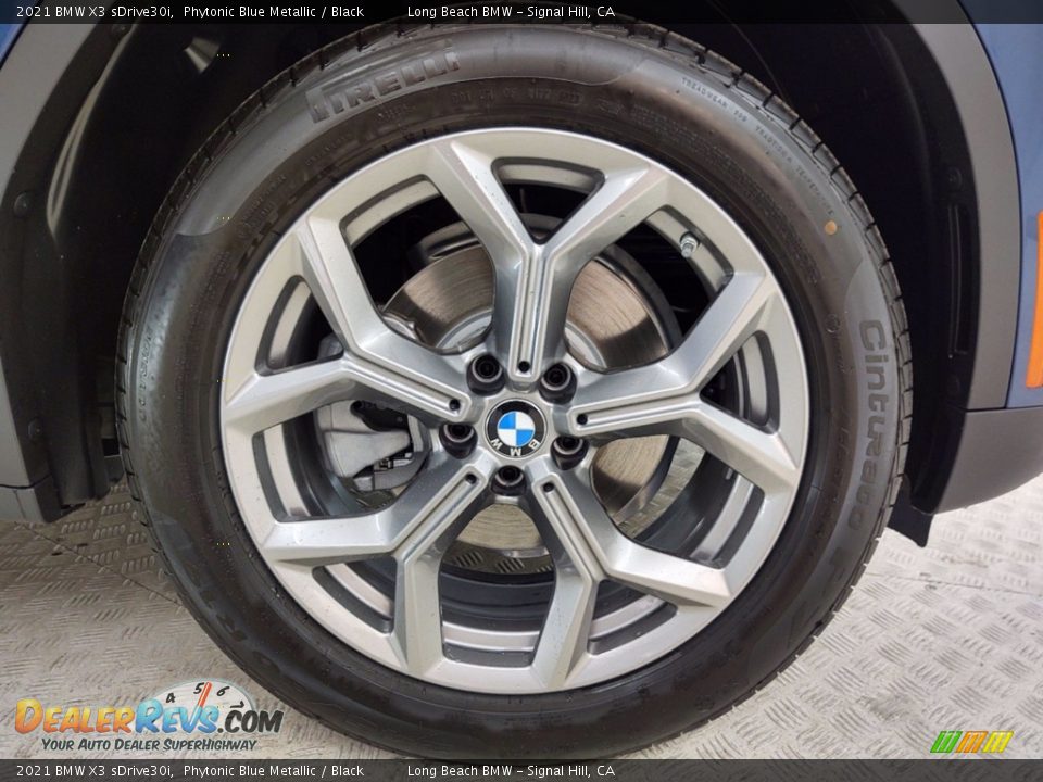 2021 BMW X3 sDrive30i Phytonic Blue Metallic / Black Photo #3