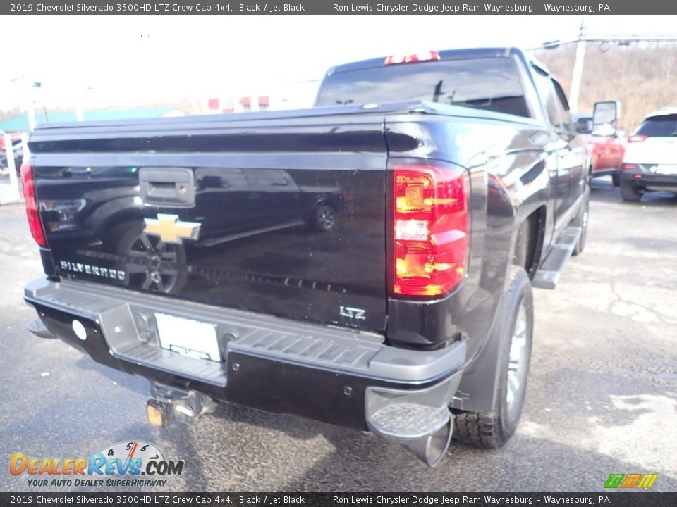 2019 Chevrolet Silverado 3500HD LTZ Crew Cab 4x4 Black / Jet Black Photo #6