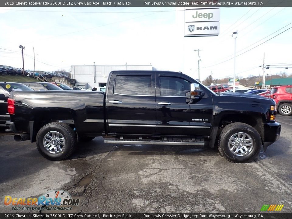 2019 Chevrolet Silverado 3500HD LTZ Crew Cab 4x4 Black / Jet Black Photo #7