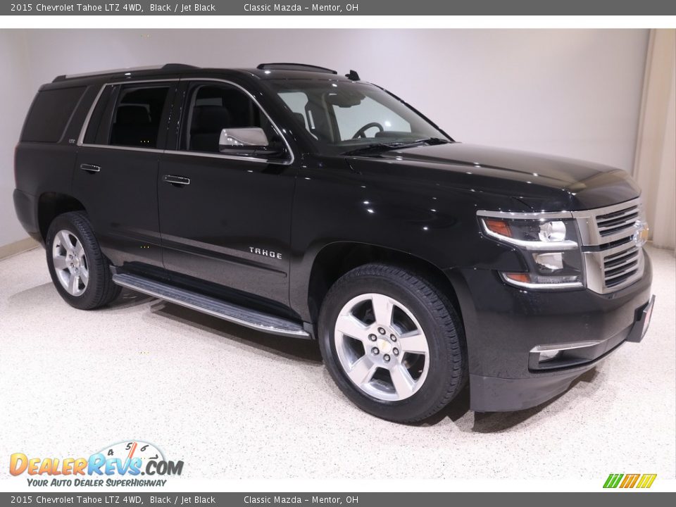 2015 Chevrolet Tahoe LTZ 4WD Black / Jet Black Photo #1