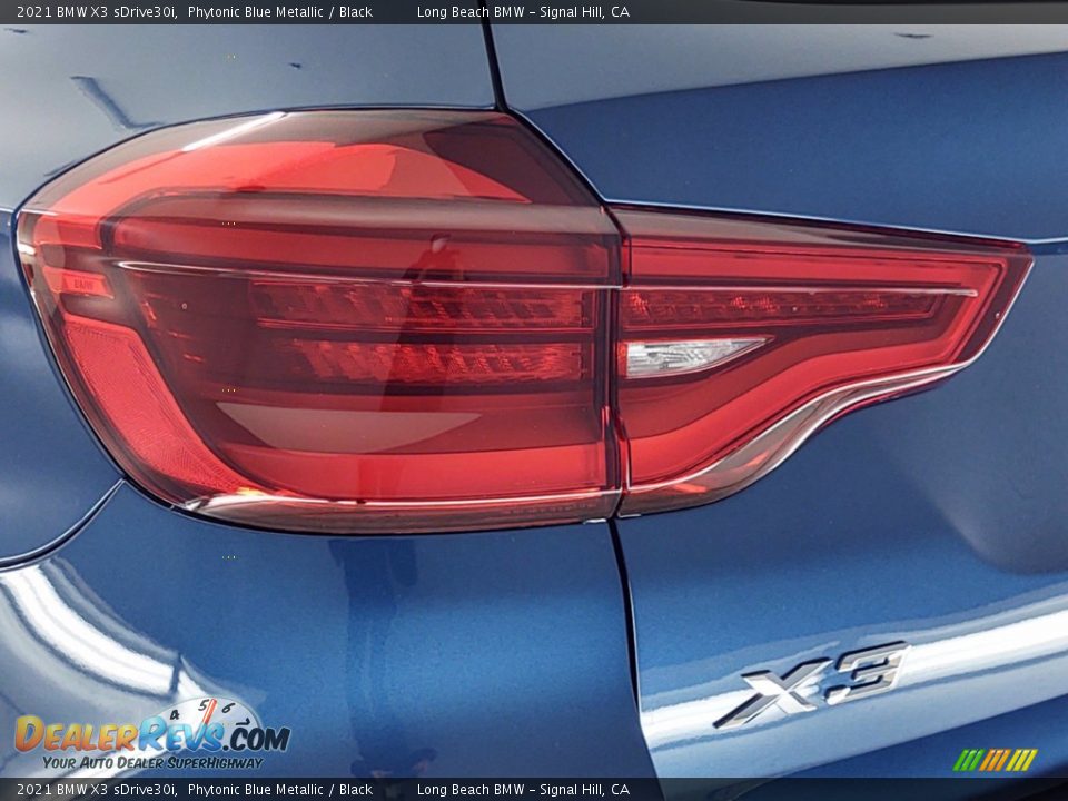 2021 BMW X3 sDrive30i Phytonic Blue Metallic / Black Photo #6
