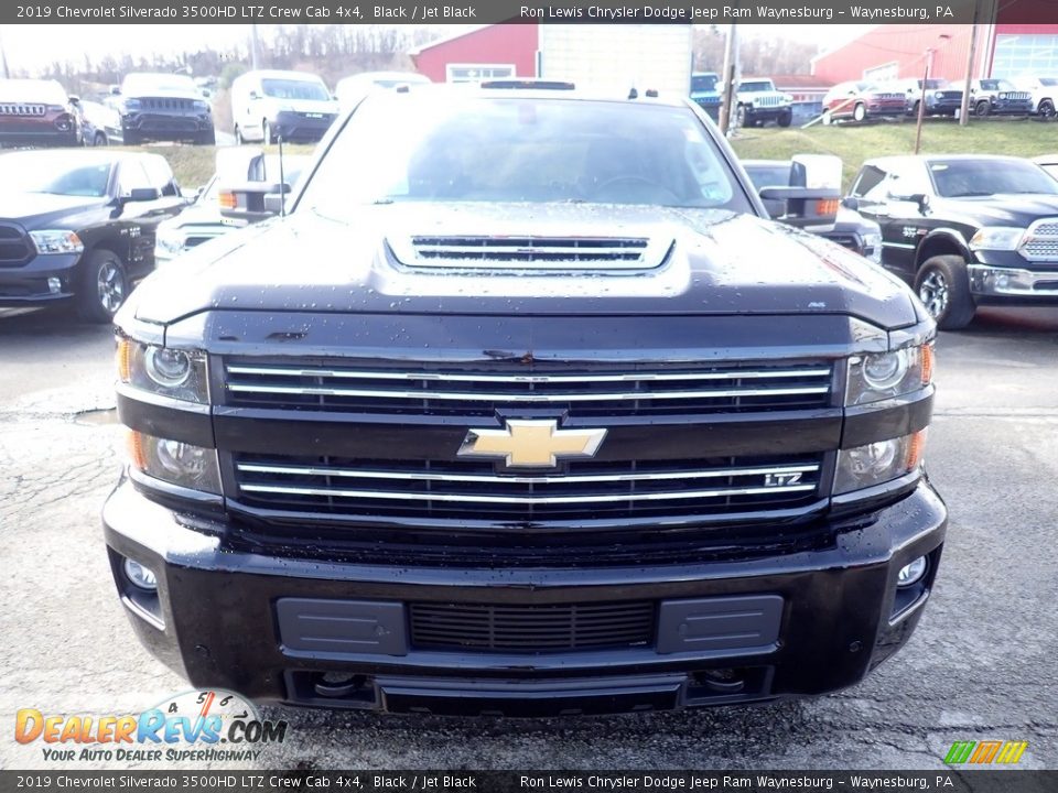 2019 Chevrolet Silverado 3500HD LTZ Crew Cab 4x4 Black / Jet Black Photo #10