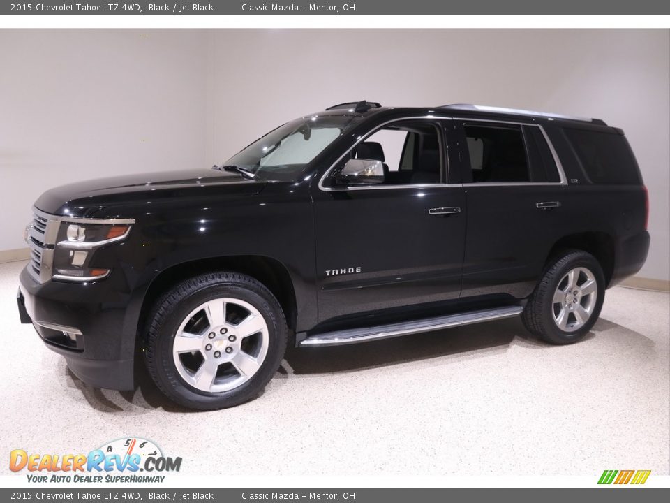 2015 Chevrolet Tahoe LTZ 4WD Black / Jet Black Photo #3