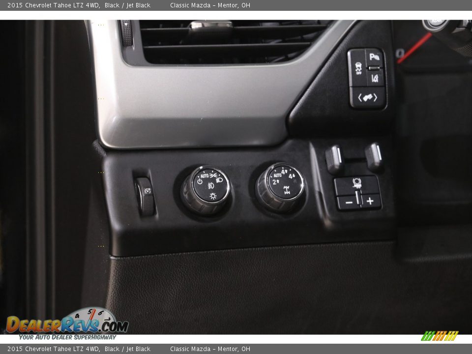 2015 Chevrolet Tahoe LTZ 4WD Black / Jet Black Photo #6
