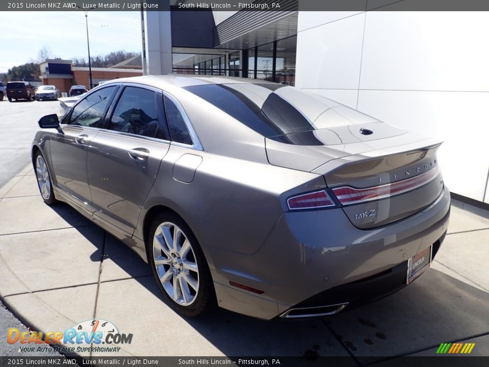 2015 Lincoln MKZ AWD Luxe Metallic / Light Dune Photo #3