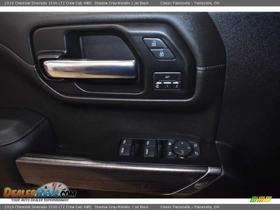 2019 Chevrolet Silverado 1500 LTZ Crew Cab 4WD Shadow Gray Metallic / Jet Black Photo #13
