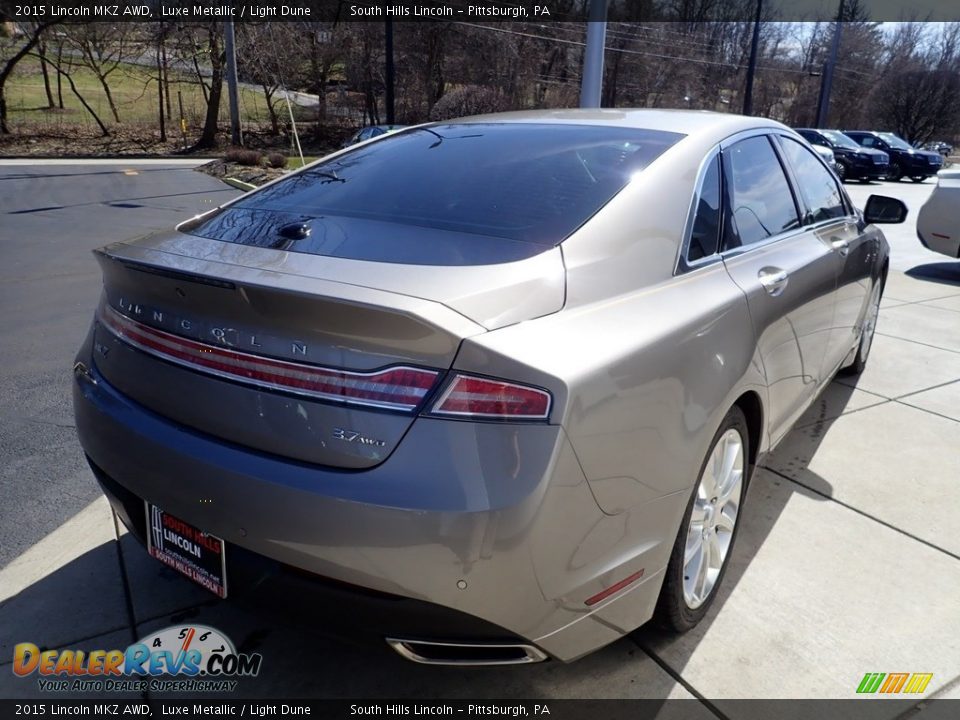 2015 Lincoln MKZ AWD Luxe Metallic / Light Dune Photo #5