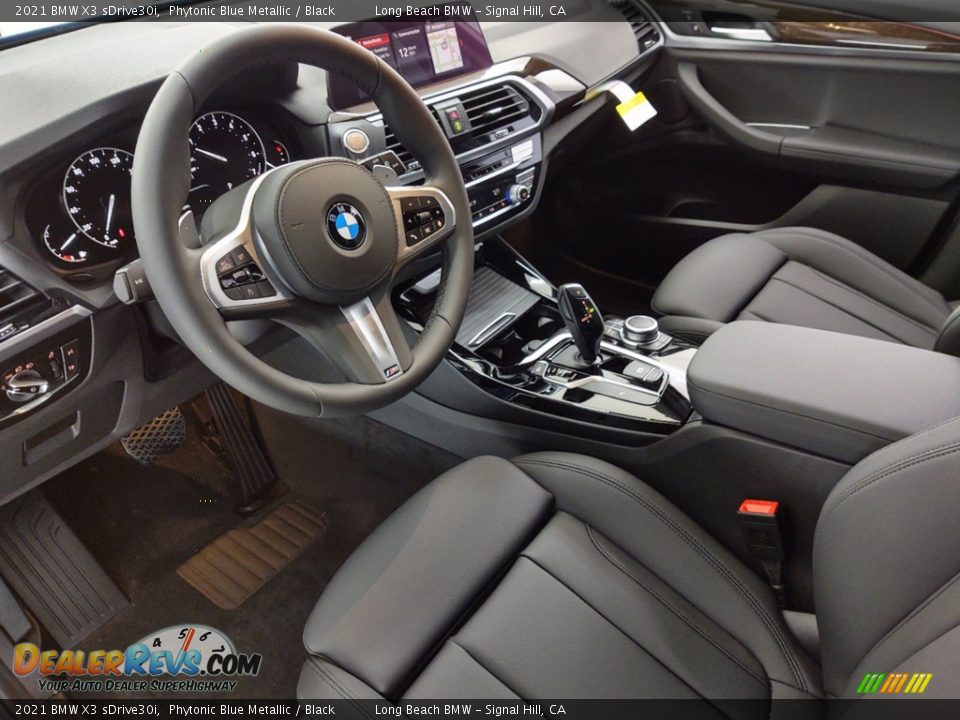 2021 BMW X3 sDrive30i Phytonic Blue Metallic / Black Photo #12