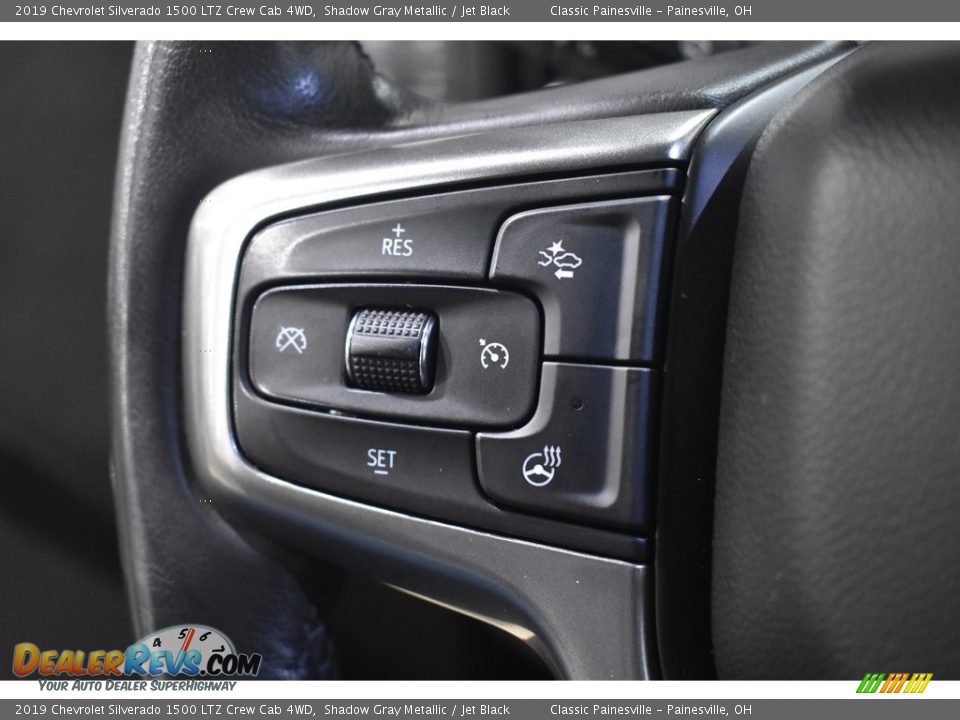 2019 Chevrolet Silverado 1500 LTZ Crew Cab 4WD Shadow Gray Metallic / Jet Black Photo #17