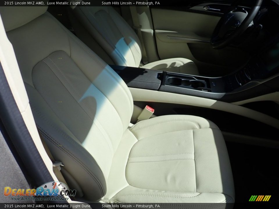 2015 Lincoln MKZ AWD Luxe Metallic / Light Dune Photo #10