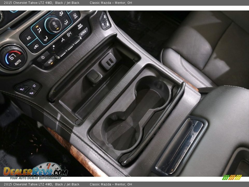 2015 Chevrolet Tahoe LTZ 4WD Black / Jet Black Photo #16