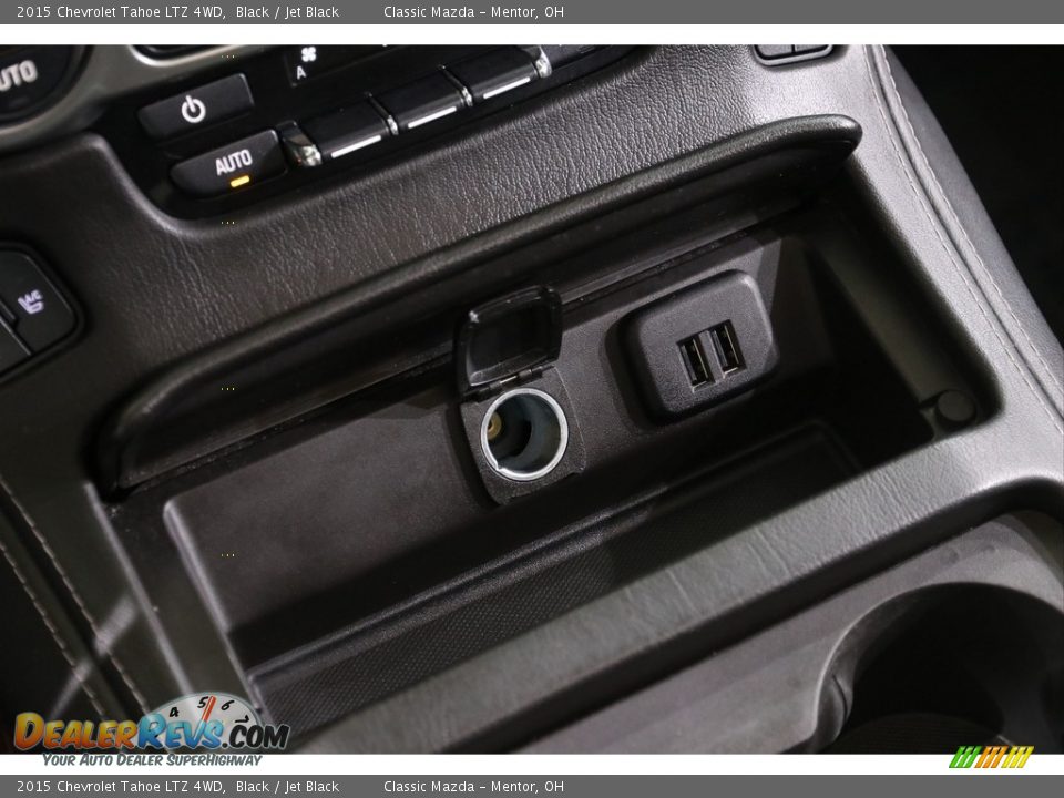 2015 Chevrolet Tahoe LTZ 4WD Black / Jet Black Photo #17