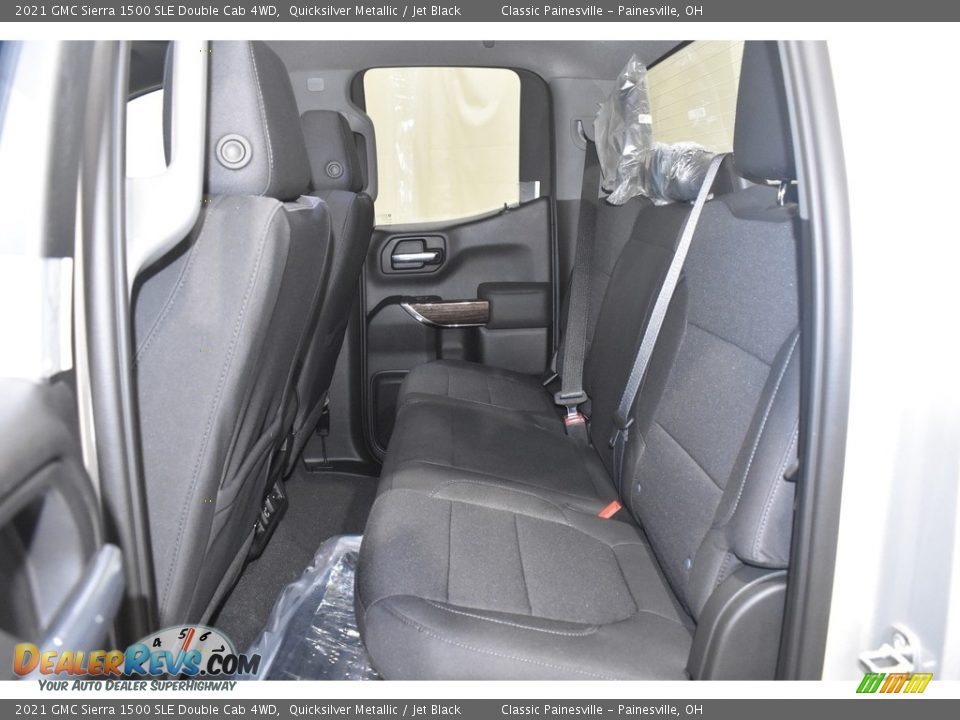 2021 GMC Sierra 1500 SLE Double Cab 4WD Quicksilver Metallic / Jet Black Photo #7