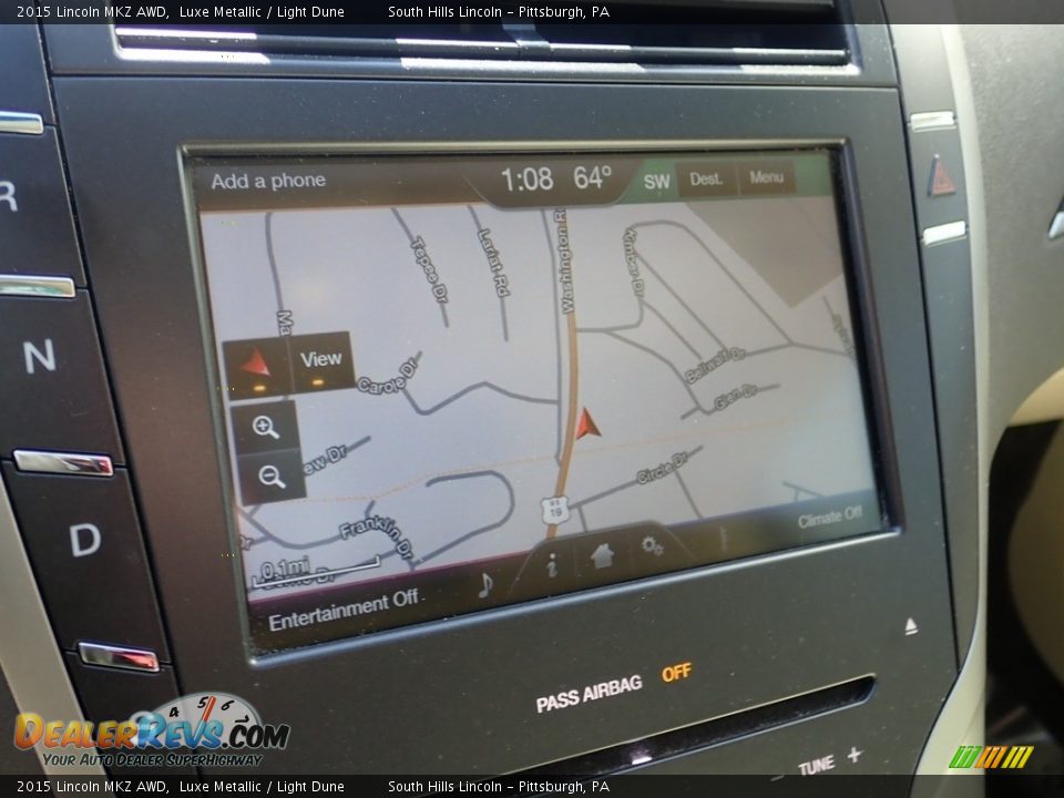 Navigation of 2015 Lincoln MKZ AWD Photo #21