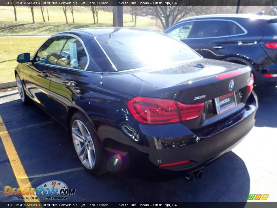 2018 BMW 4 Series 430i xDrive Convertible Jet Black / Black Photo #2