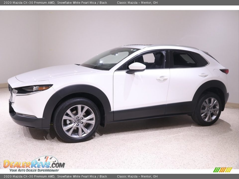 2020 Mazda CX-30 Premium AWD Snowflake White Pearl Mica / Black Photo #3