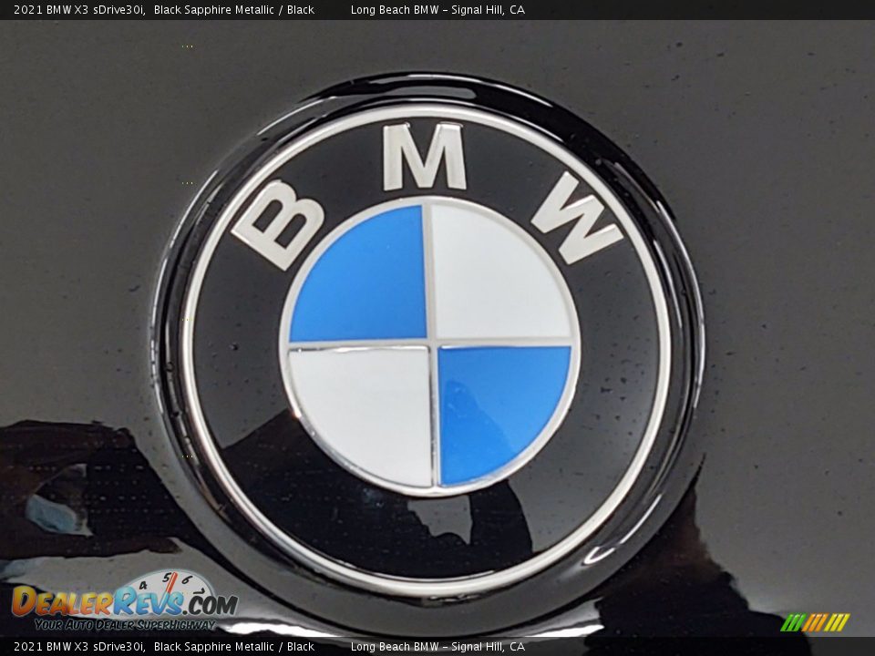 2021 BMW X3 sDrive30i Black Sapphire Metallic / Black Photo #5