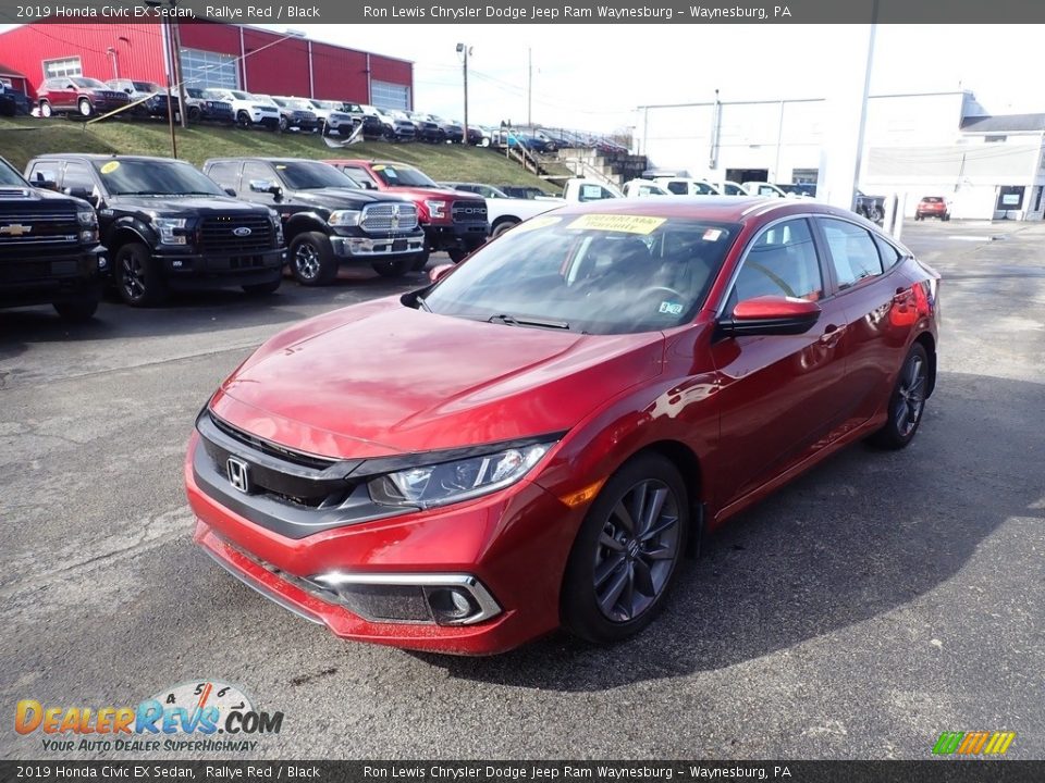 2019 Honda Civic EX Sedan Rallye Red / Black Photo #1