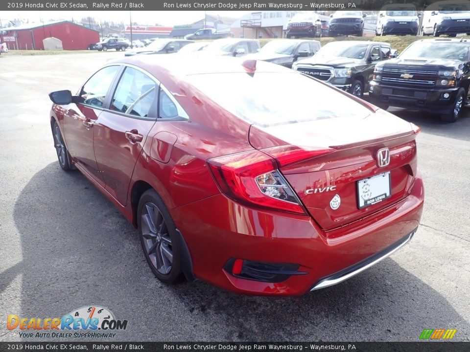 2019 Honda Civic EX Sedan Rallye Red / Black Photo #3