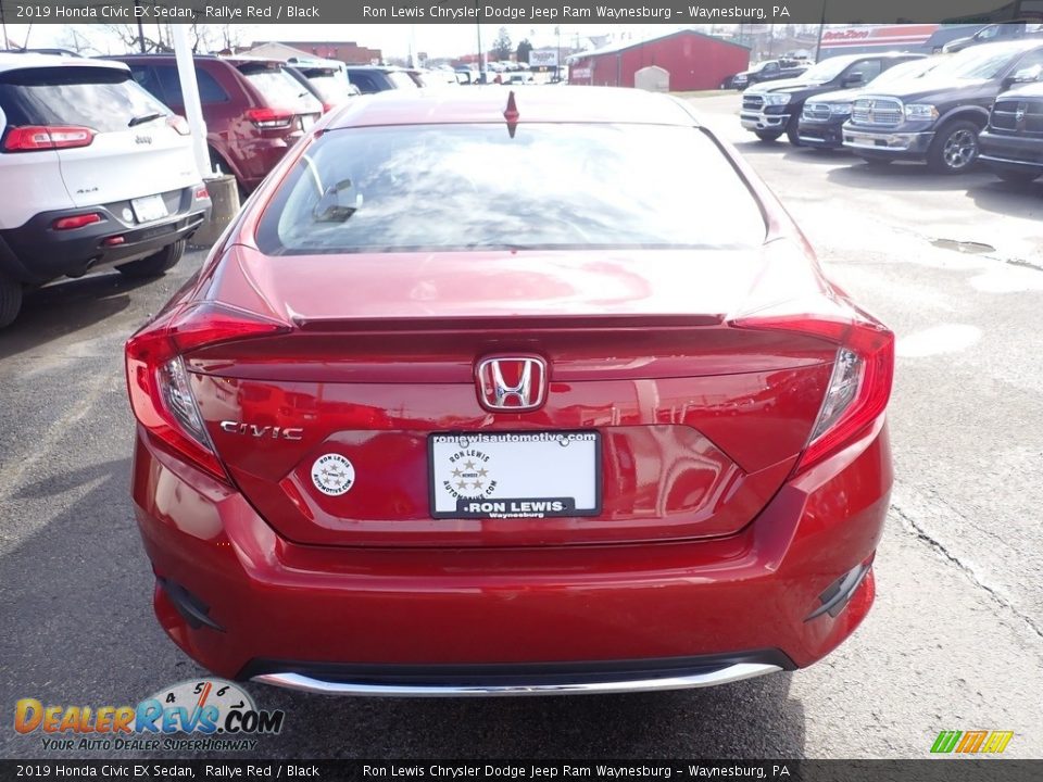 2019 Honda Civic EX Sedan Rallye Red / Black Photo #4