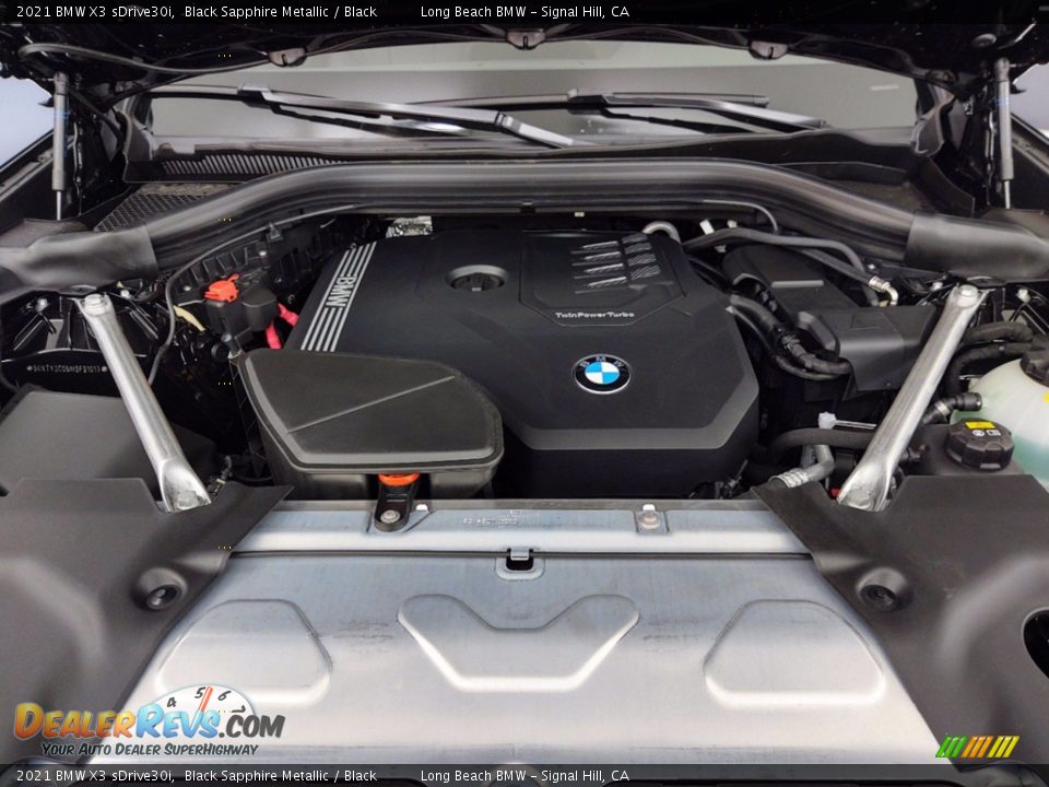 2021 BMW X3 sDrive30i 2.0 Liter TwinPower Turbocharged DOHC 16-Valve Inline 4 Cylinder Engine Photo #9