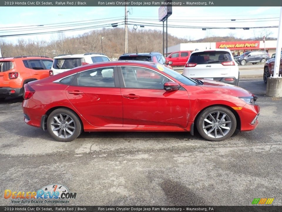 2019 Honda Civic EX Sedan Rallye Red / Black Photo #6