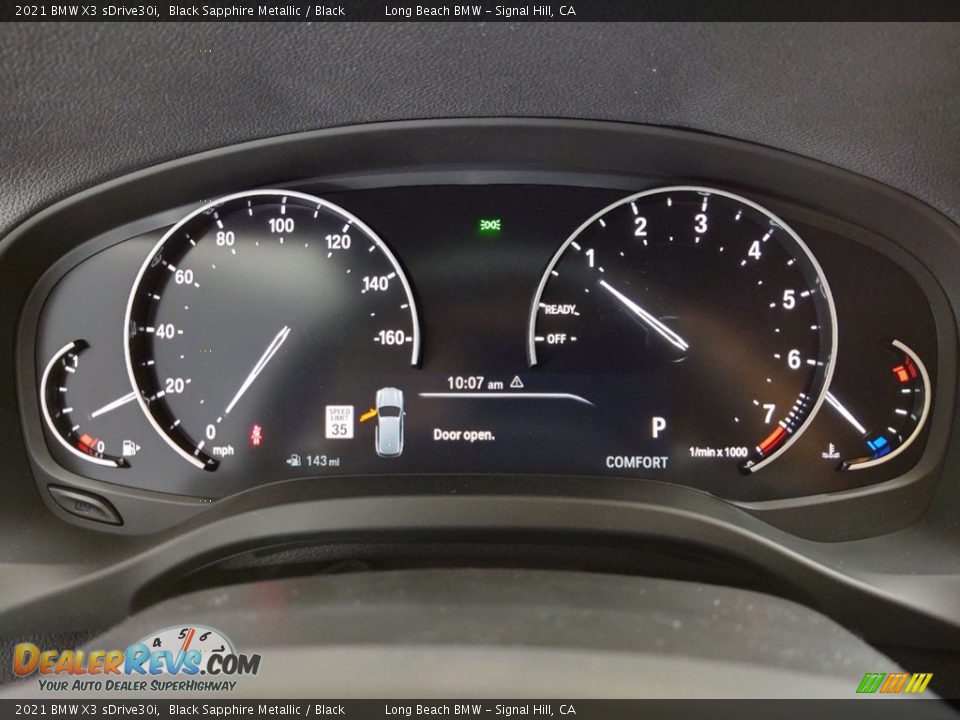 2021 BMW X3 sDrive30i Gauges Photo #17