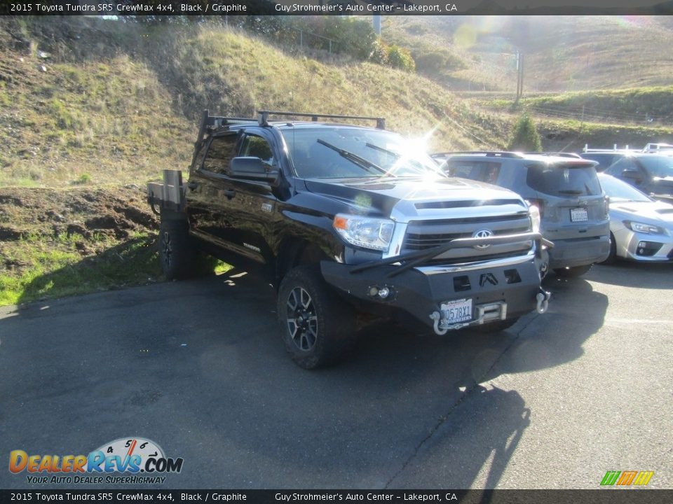2015 Toyota Tundra SR5 CrewMax 4x4 Black / Graphite Photo #1