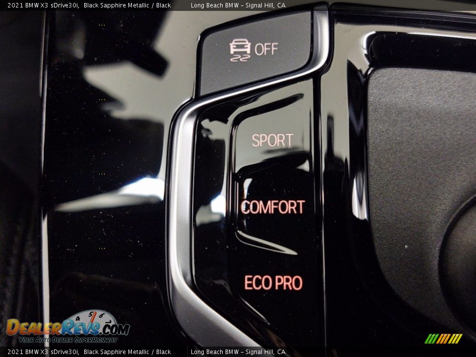 2021 BMW X3 sDrive30i Black Sapphire Metallic / Black Photo #23