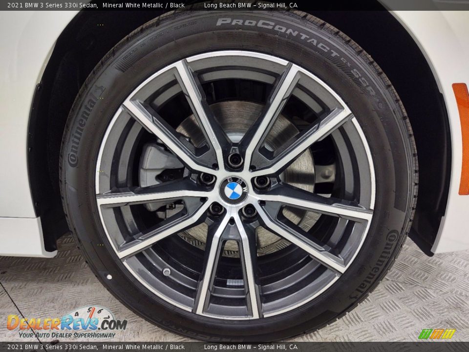 2021 BMW 3 Series 330i Sedan Mineral White Metallic / Black Photo #3