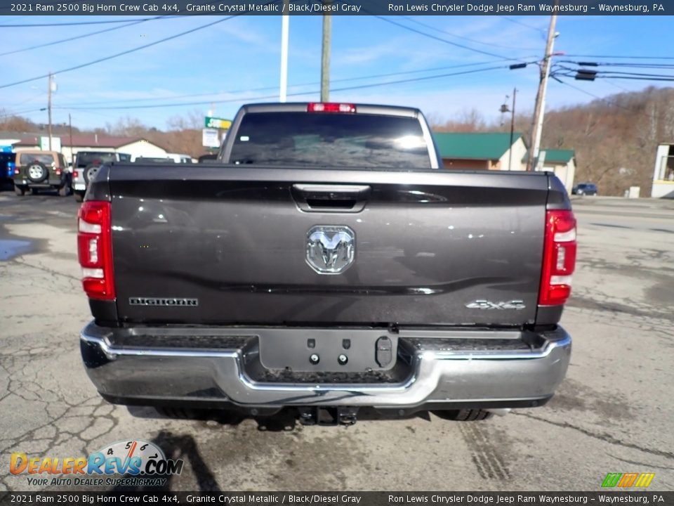 2021 Ram 2500 Big Horn Crew Cab 4x4 Granite Crystal Metallic / Black/Diesel Gray Photo #4