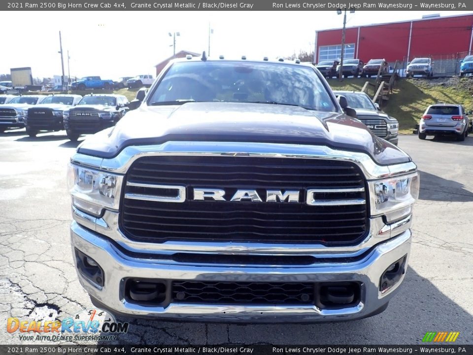 2021 Ram 2500 Big Horn Crew Cab 4x4 Granite Crystal Metallic / Black/Diesel Gray Photo #8