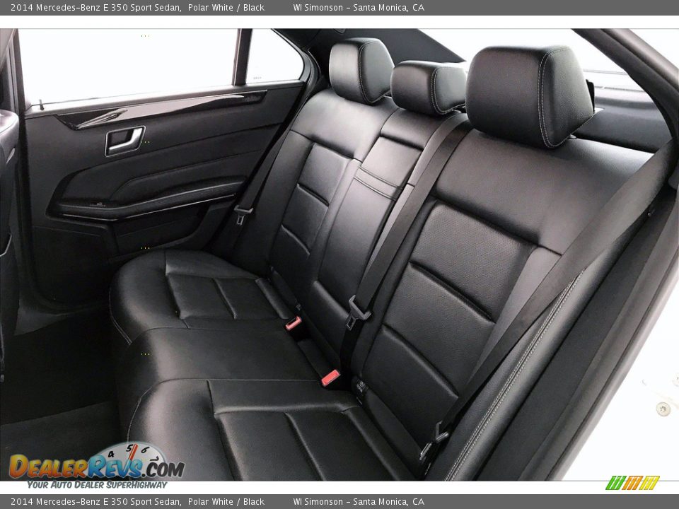 Rear Seat of 2014 Mercedes-Benz E 350 Sport Sedan Photo #20