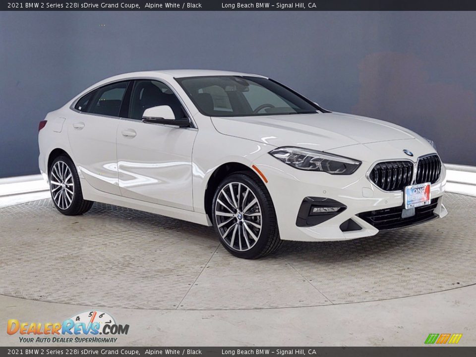 2021 BMW 2 Series 228i sDrive Grand Coupe Alpine White / Black Photo #1