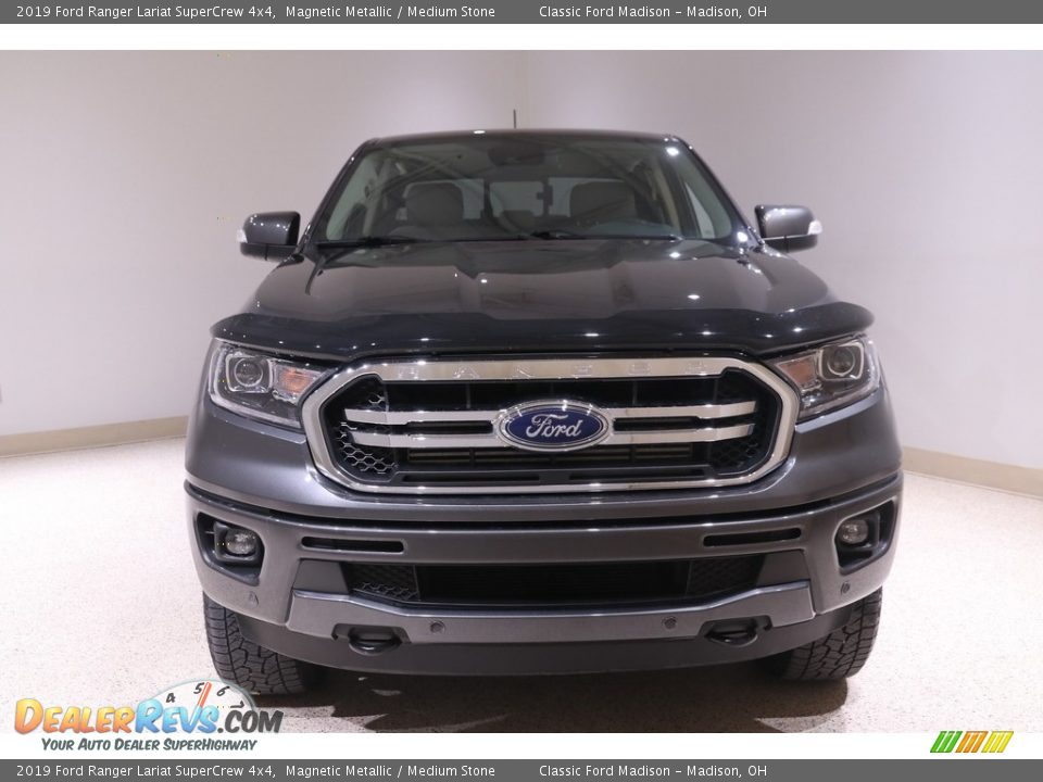 2019 Ford Ranger Lariat SuperCrew 4x4 Magnetic Metallic / Medium Stone Photo #2