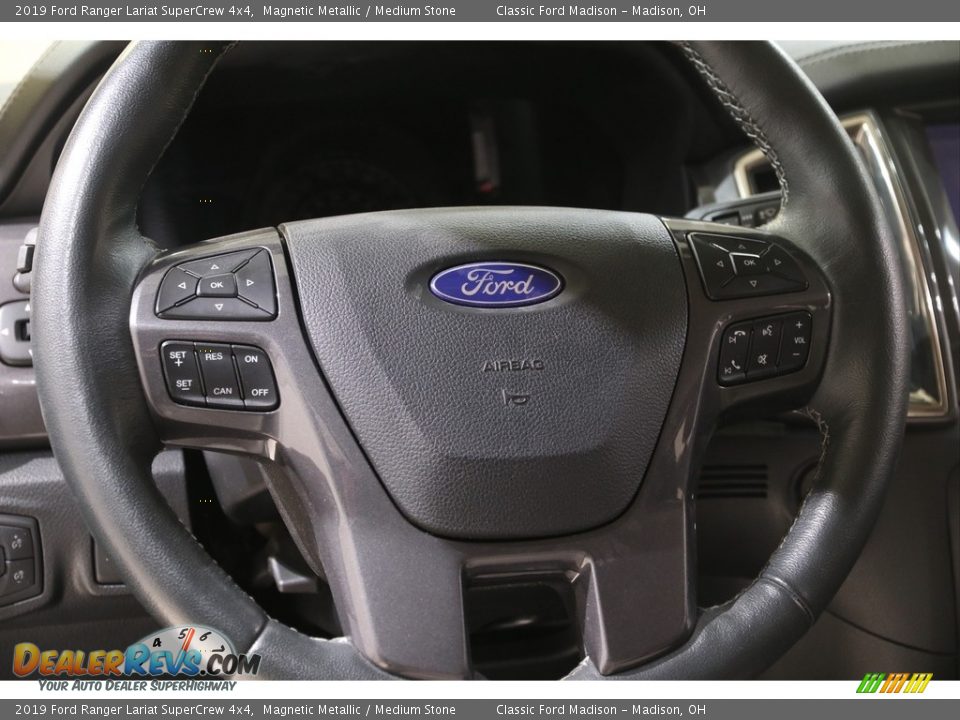 2019 Ford Ranger Lariat SuperCrew 4x4 Magnetic Metallic / Medium Stone Photo #7