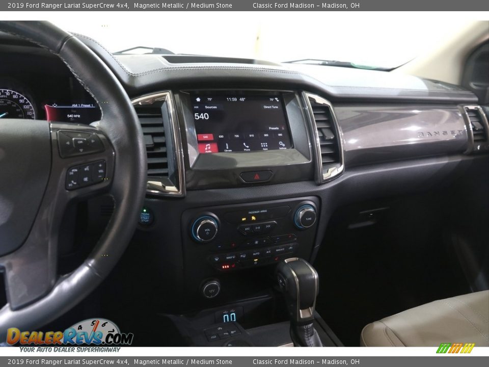 2019 Ford Ranger Lariat SuperCrew 4x4 Magnetic Metallic / Medium Stone Photo #9