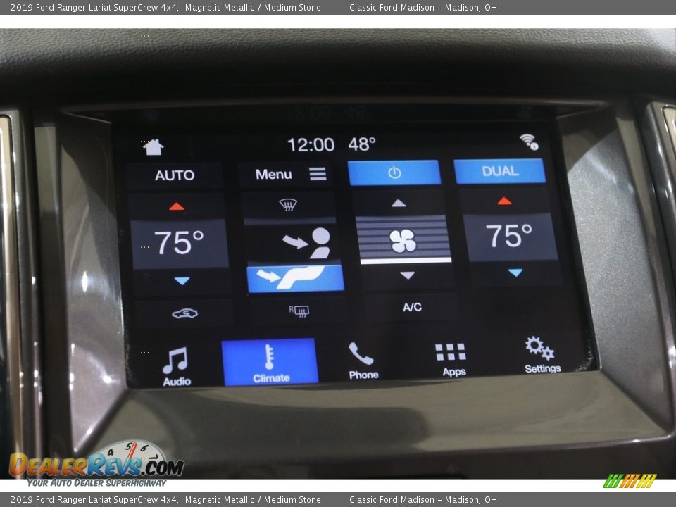 2019 Ford Ranger Lariat SuperCrew 4x4 Magnetic Metallic / Medium Stone Photo #10