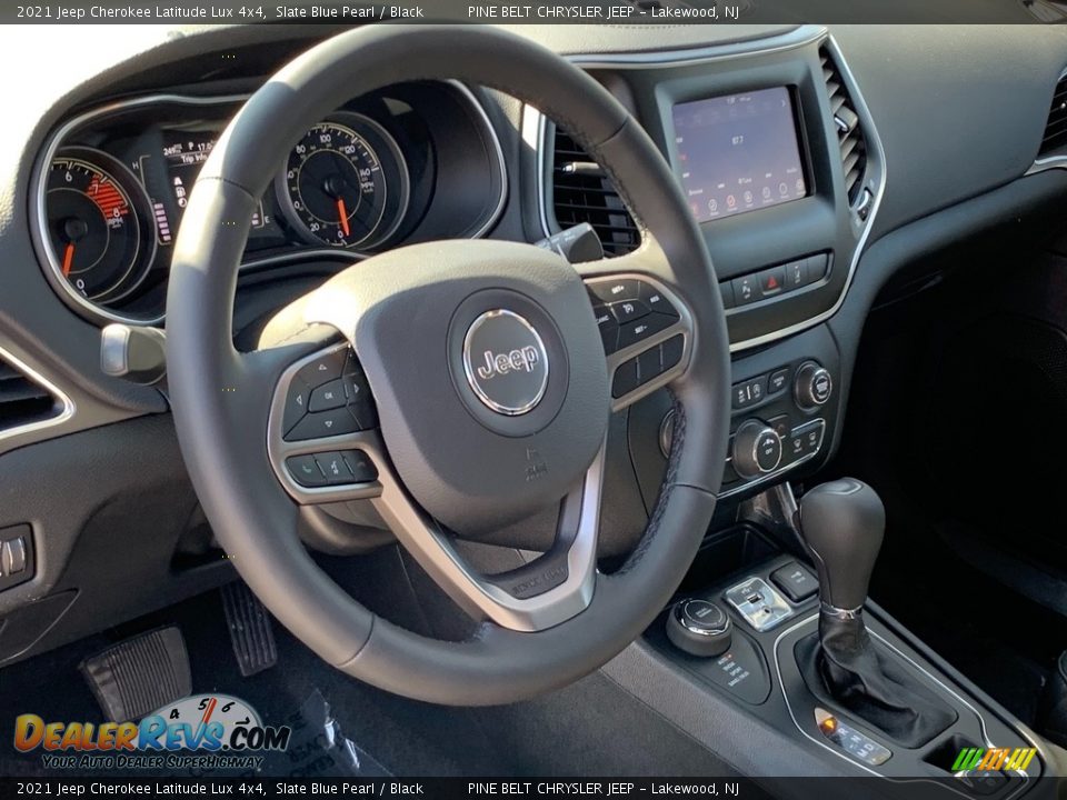 2021 Jeep Cherokee Latitude Lux 4x4 Steering Wheel Photo #12
