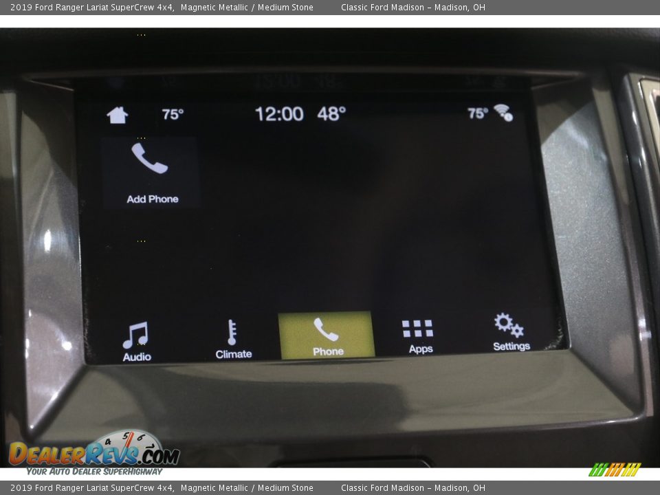 2019 Ford Ranger Lariat SuperCrew 4x4 Magnetic Metallic / Medium Stone Photo #11